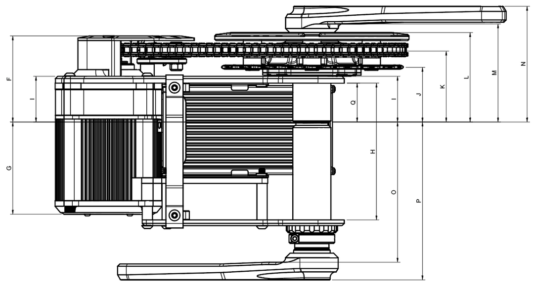 CYC X1 Pro Gen 4 Mid-drive Motor Kit