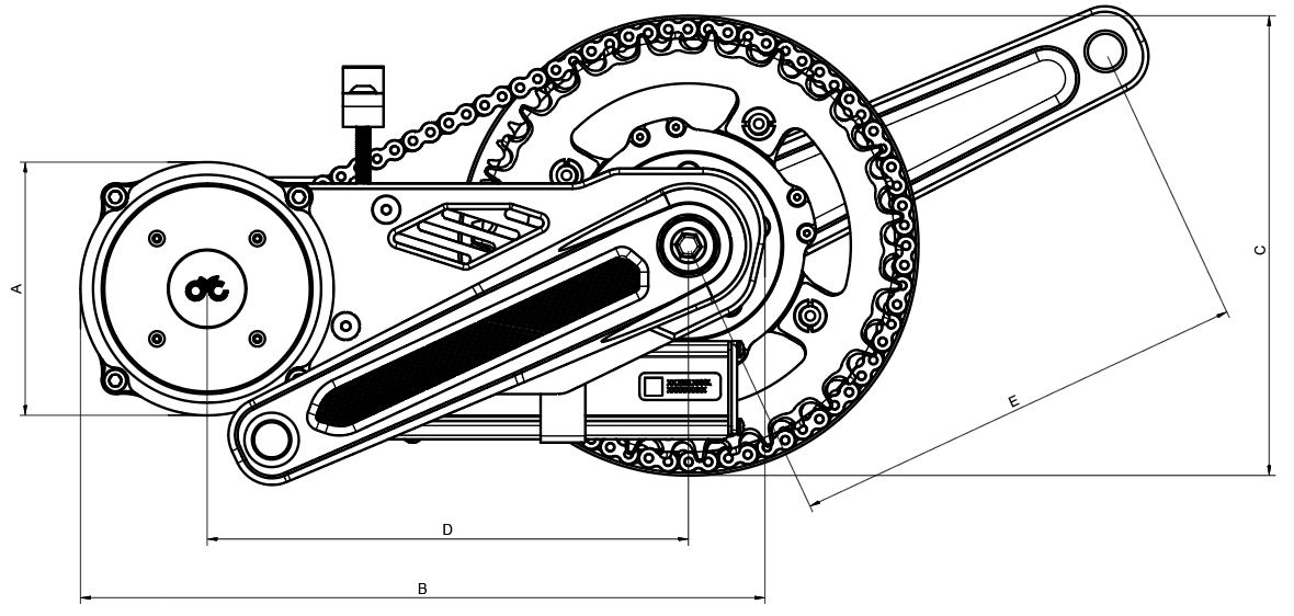 CYC X1 Pro Gen 4 Mid-drive Motor Kit