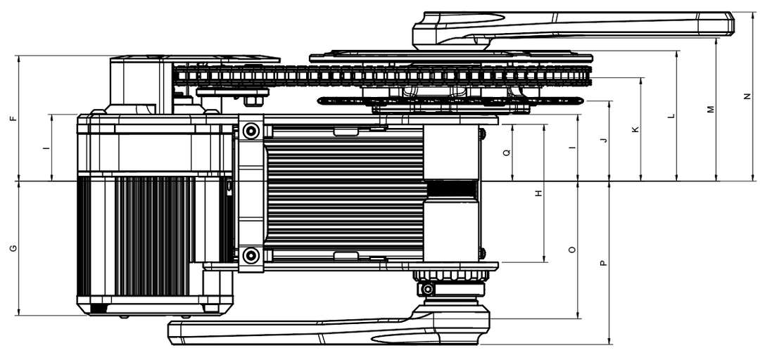 CYC X1 Pro Gen 4 Mid-drive Motor Kit