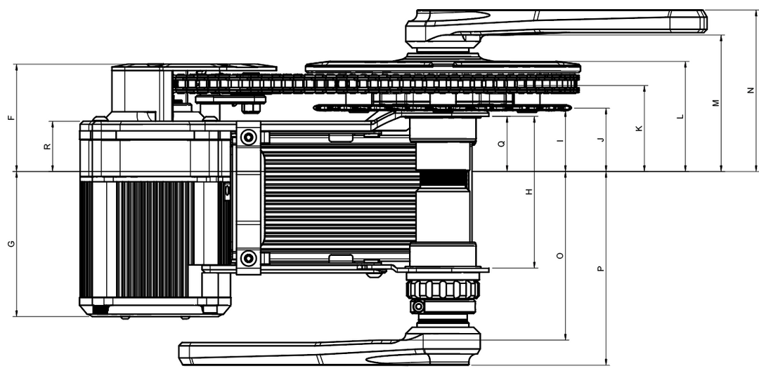 CYC X1 Pro Gen 4 Mid-drive Motor Kit