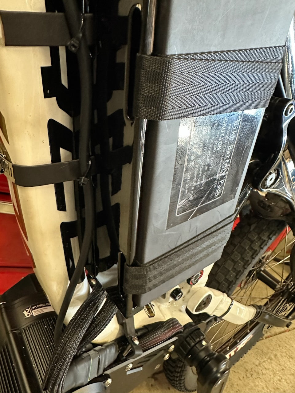 Big Rectangular Battery Bracket - Image 4 of 11 by vendor-unknown - Electrify Bike
