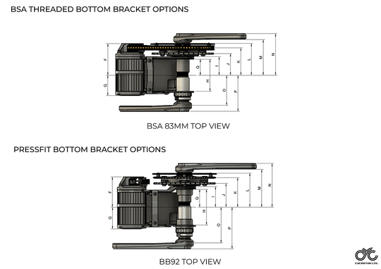 CYC X1 STEALTH Gen 3 Mid-drive Motor Kit