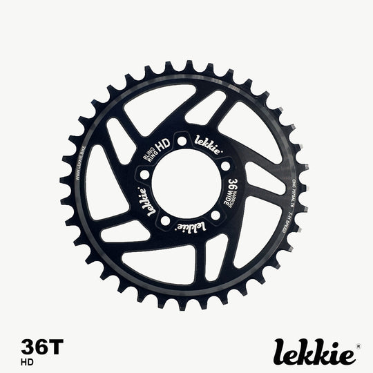 Lekkie 28T, 36T, 42T, 46T, 52T BlingRing Chainring for BBS02