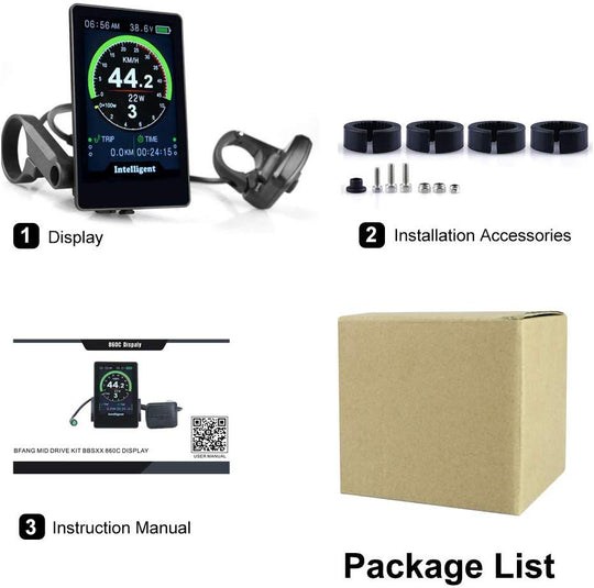 860C Color Display for Bafang Motors