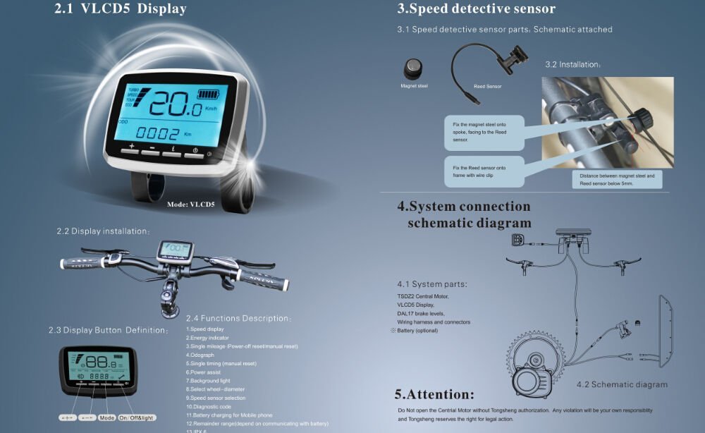TSDZ2 500W Motor Kit