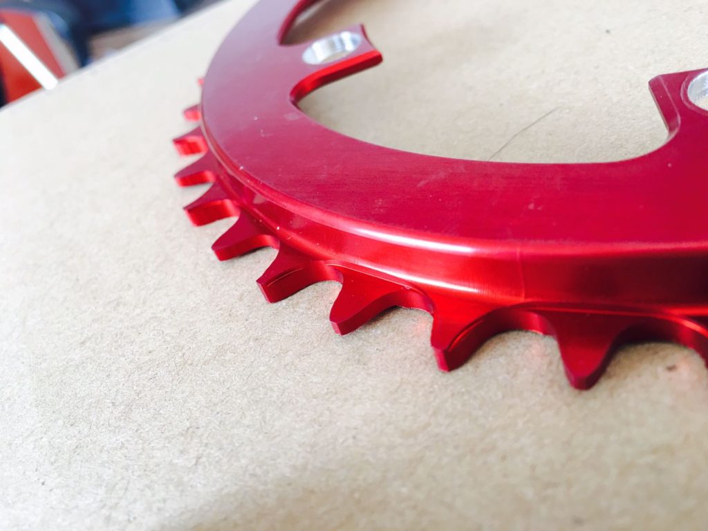 42 Tooth Narrow/Wide CNC 7075 T6 Chainring (10mm offset) for TSDZ2