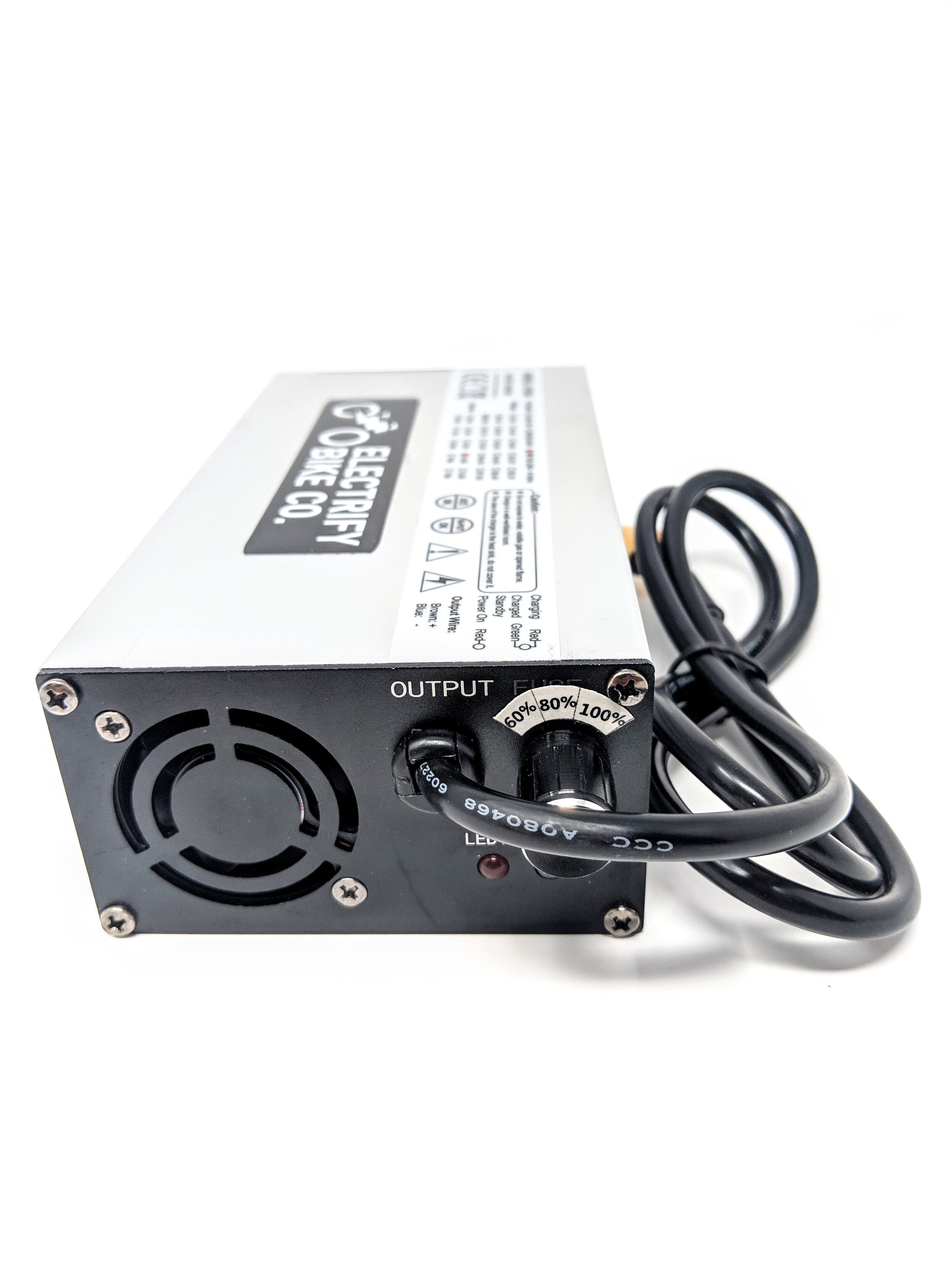 EBC Universal Smart Charger - 52v 4 amp Lithium Ion – Electrify Bike